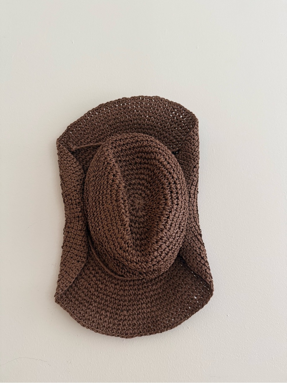 Universal Thread Crochet Bucket Hat in Brown